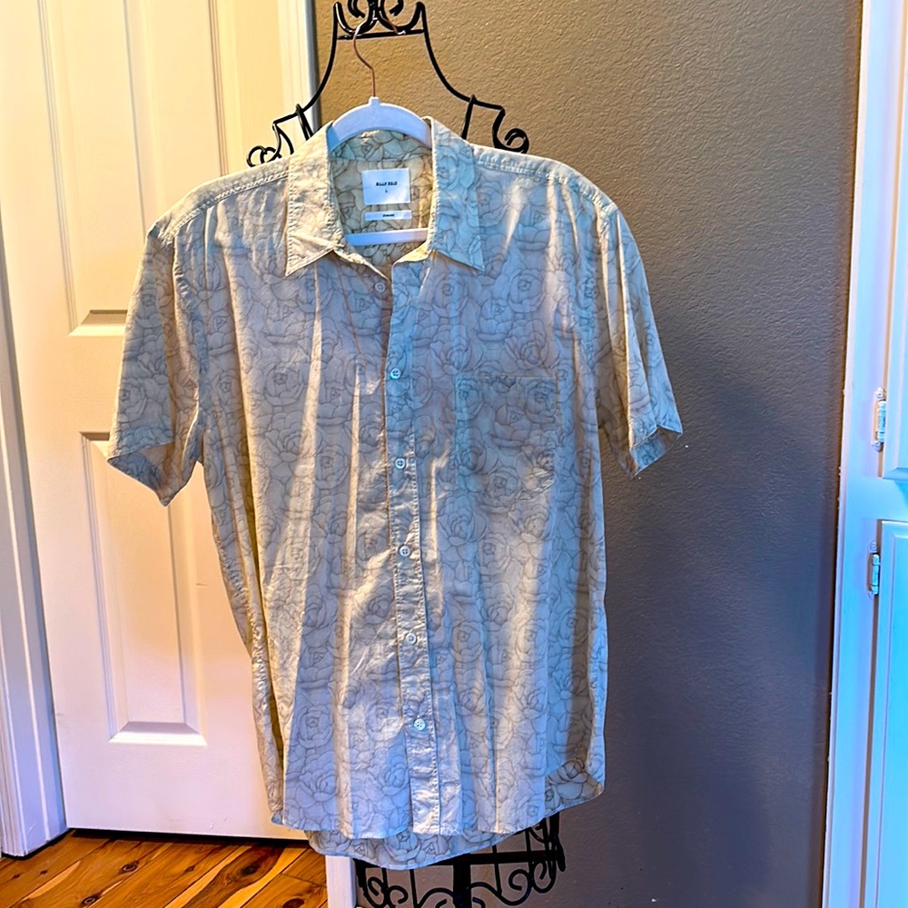 Billy Reid Men’s Button Up Shirt - NWOT Size Large